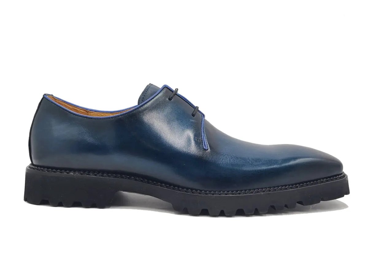 Whole Cut Derby With Lug Sole Lightweight Ks480 - 101 Shoes by Carrucci Shoes – Don't Panic Shoes