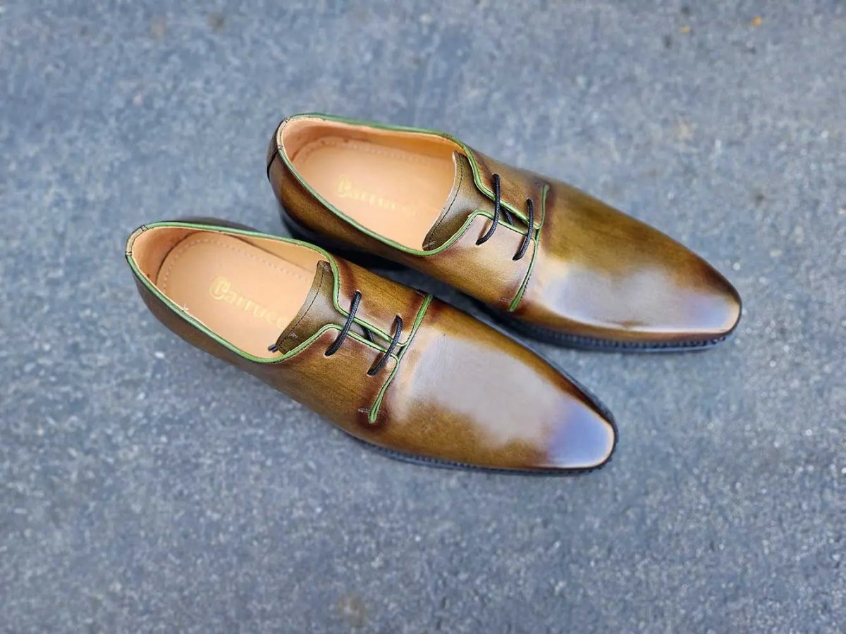 Whole Cut Derby With Lug Sole Lightweight Ks480 - 101 Shoes by Carrucci Shoes – Don't Panic Shoes
