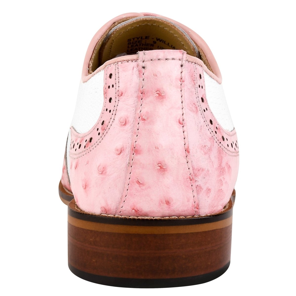 William Genuine Leather Two Tonned Lizard/Ostrich Print Oxford Shoes Shoes by Libertyzeno – Don't Panic Shoes