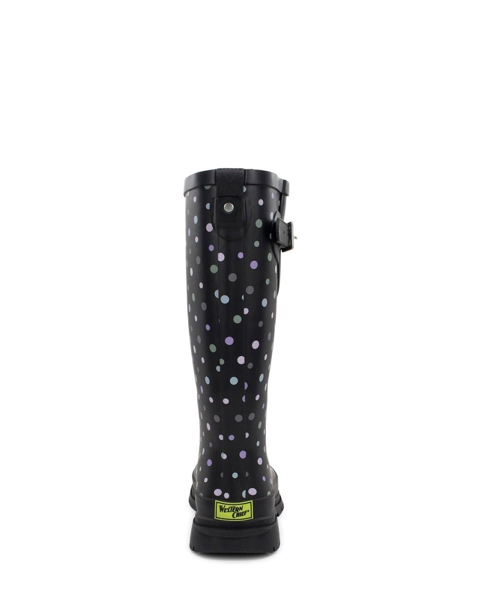 Women's Ditsy Dot Tall Rain Boot - Lilac Rain Boots by Western Chief Women's – Don't Panic Shoes