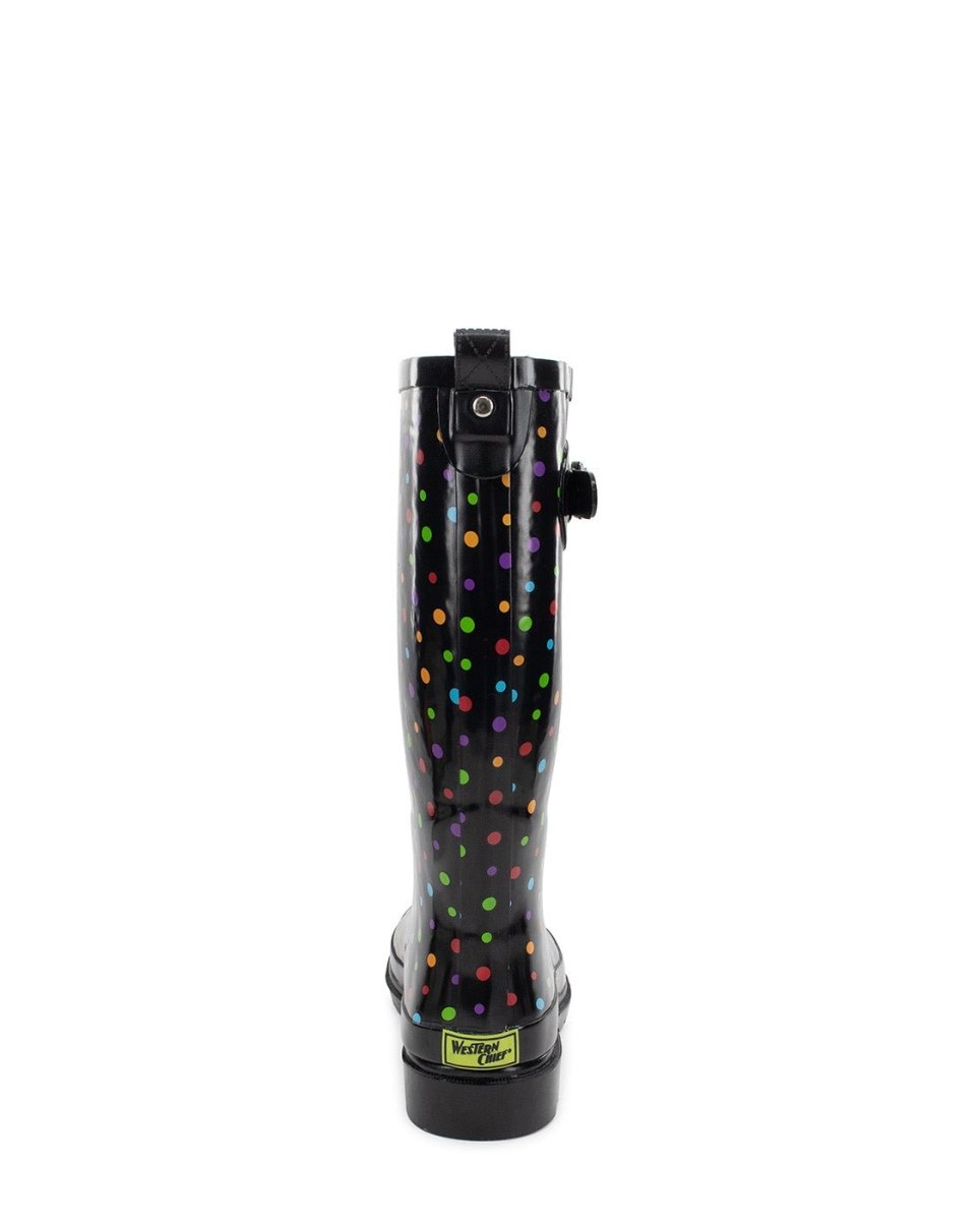 Women's Ditsy Dot Tall Rain Boot - Multi Rain Boots by Western Chief Women's – Don't Panic Shoes