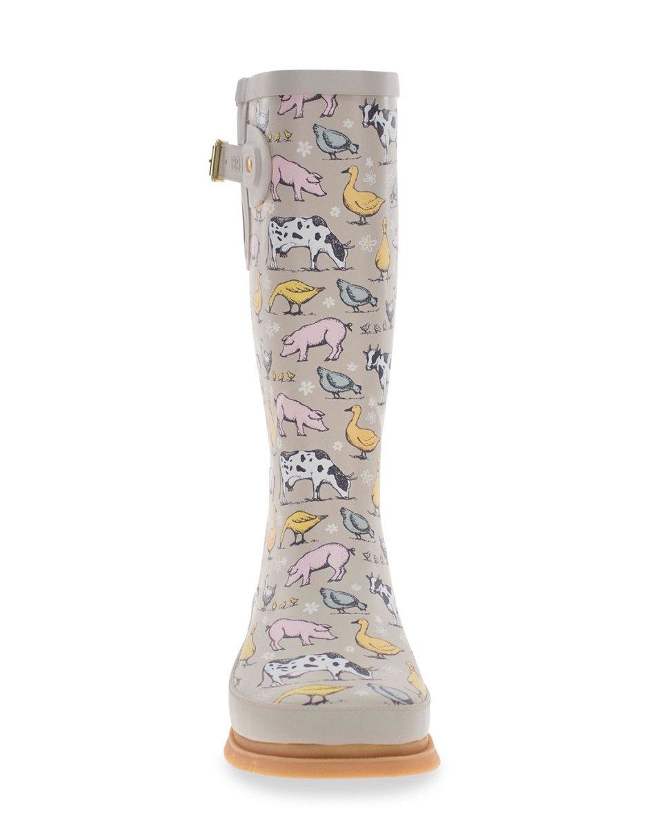 Women's Farmhouse Tall Rain Boot - Taupe Rain Boots by Western Chief Women's – Don't Panic Shoes