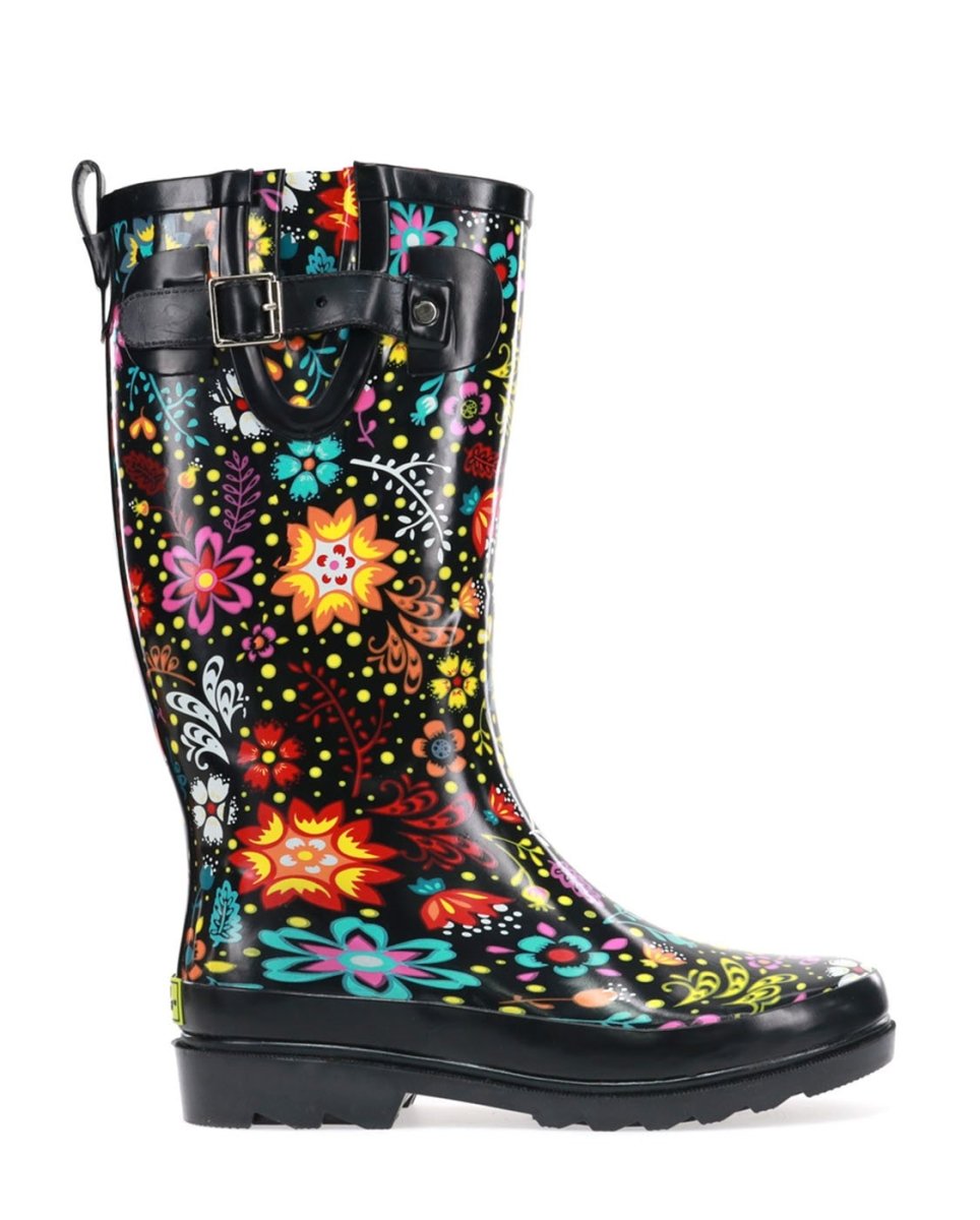 Women's Garden Play Tall Rain Boot - Black Rain Boots by Western Chief Women's – Don't Panic Shoes