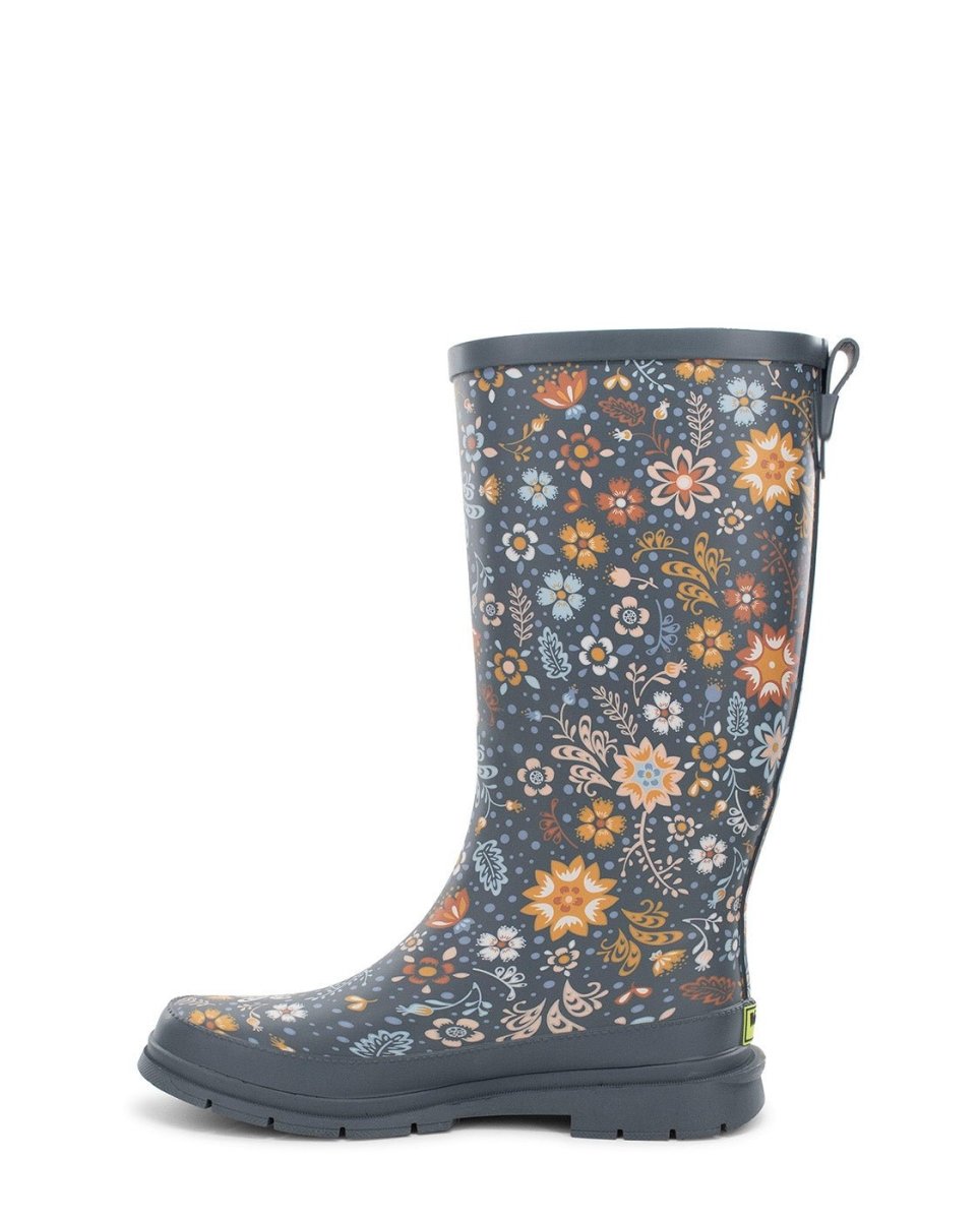 Women's Garden Play Tall Rain Boot - Gray Rain Boots by Western Chief Women's – Don't Panic Shoes