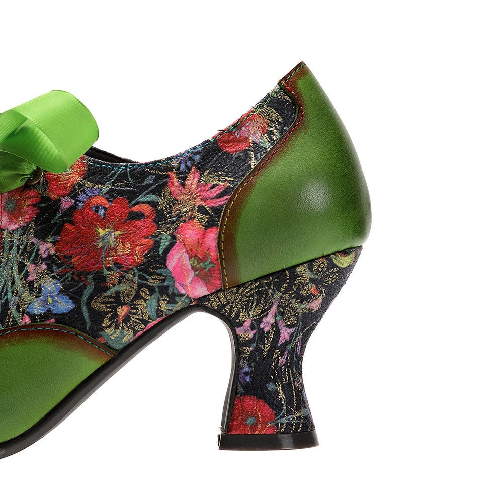 Women's Pumps Mary Jane Handmade Shoes Vintage Shoes Party Outdoor Daily Elegant Bohemia Heels Heels by Colorstepshoes – Don't Panic Shoes