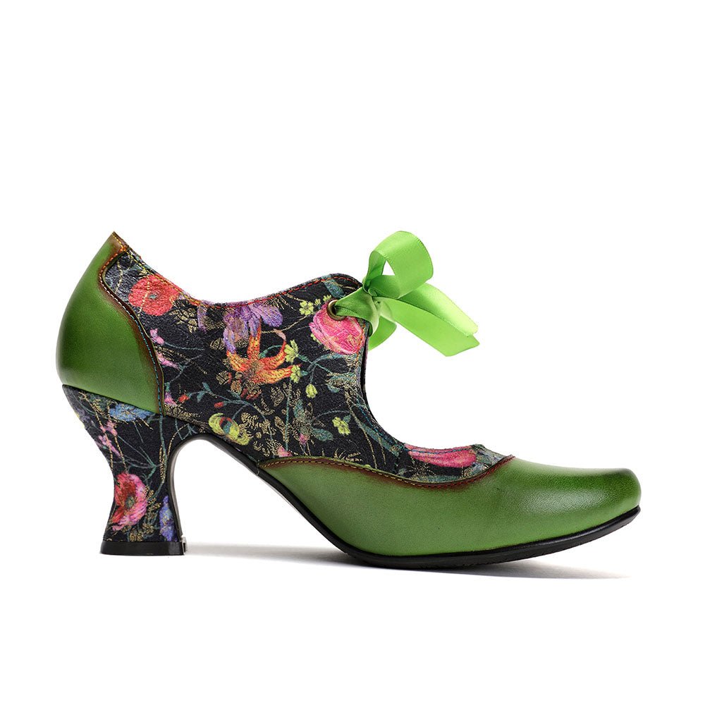 Women's Pumps Mary Jane Handmade Shoes Vintage Shoes Party Outdoor Daily Elegant Bohemia Heels Heels by Colorstepshoes – Don't Panic Shoes