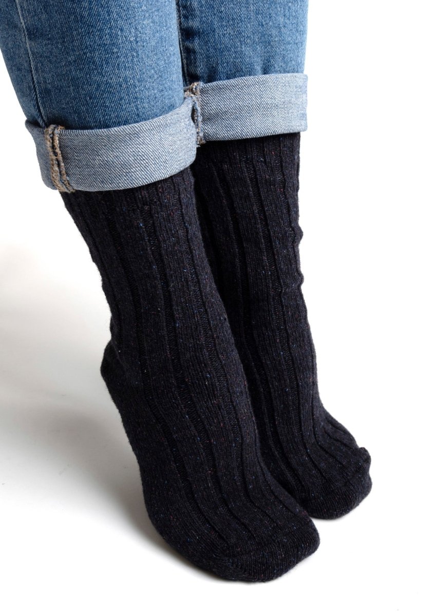 Women's Wool Silk Boot Sock Socks by American Trench – Don't Panic Shoes