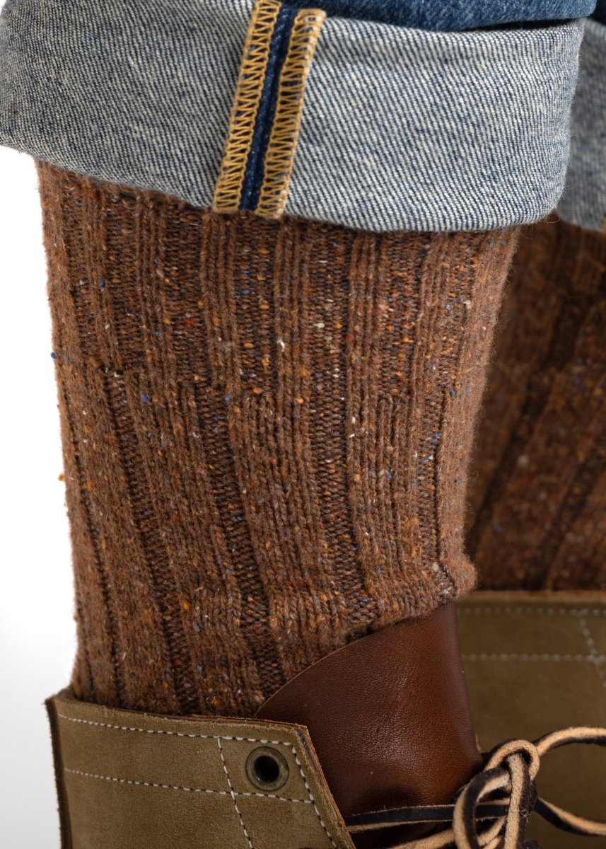 Wool Silk Boot Sock Socks by American Trench – Don't Panic Shoes
