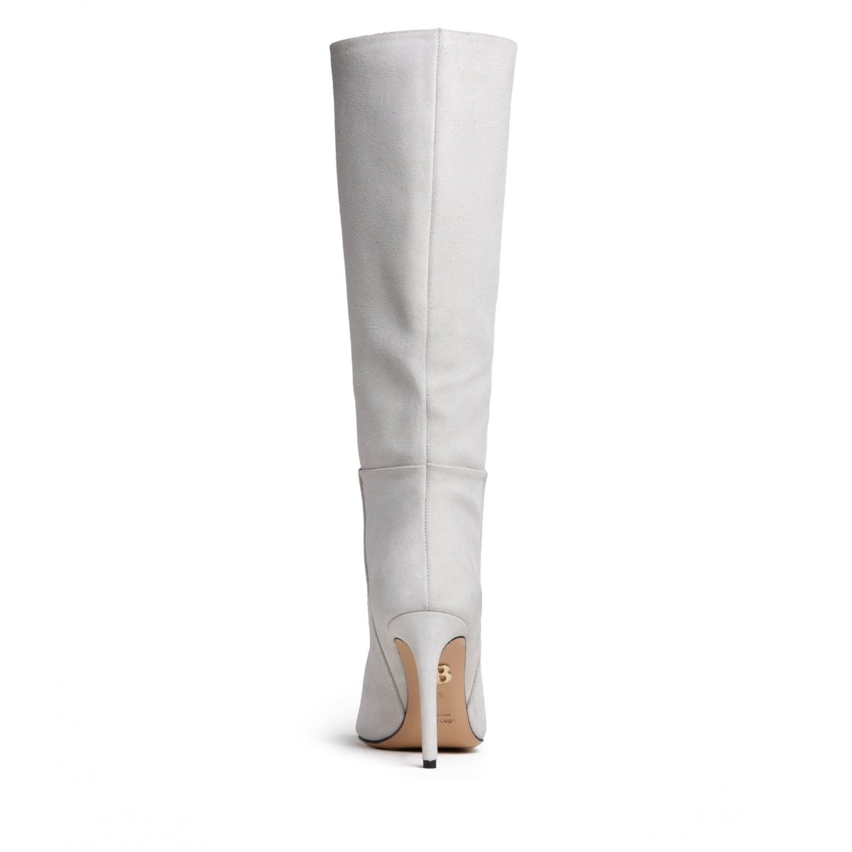 Yara Suede Stiletto Knee High Boot Almond Toe 4 Inch Boots by Beautiisoles – Don't Panic Shoes