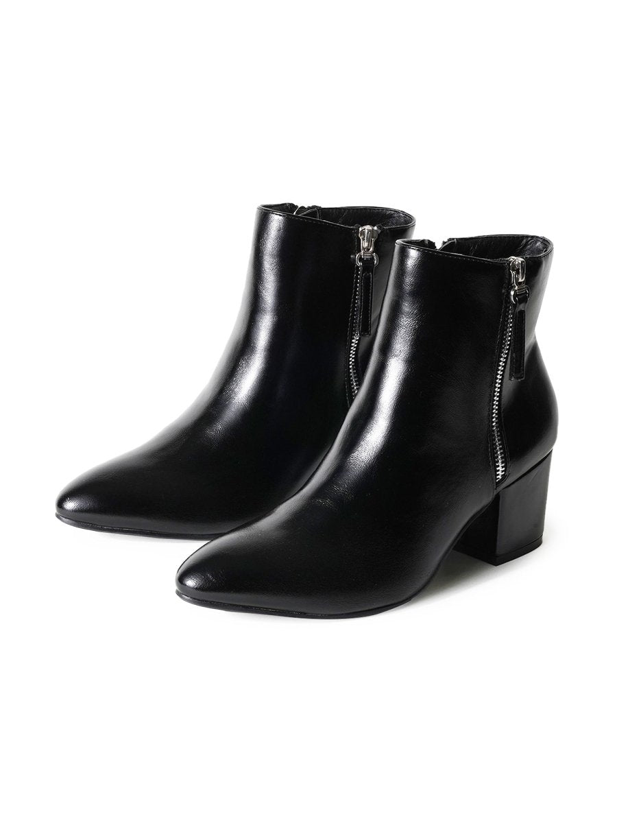 Zuma | Black Booties by J.Adams – Don't Panic Shoes