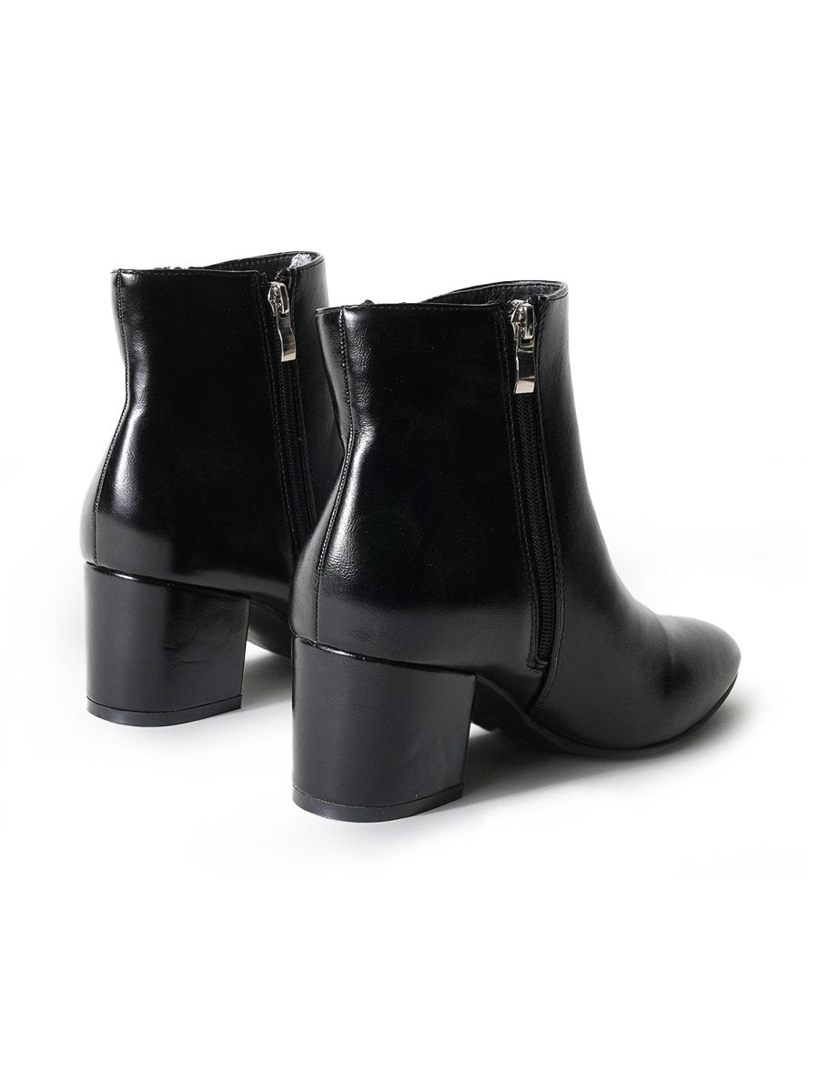 Zuma | Black Booties by J.Adams – Don't Panic Shoes