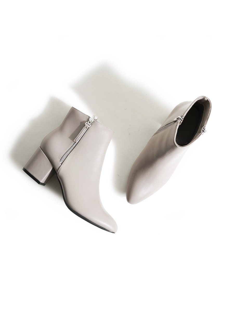 Zuma | Grey Booties by J.Adams – Don't Panic Shoes