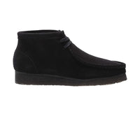 Thumbnail for Clarks Women's Wallabee Boots Black Suede