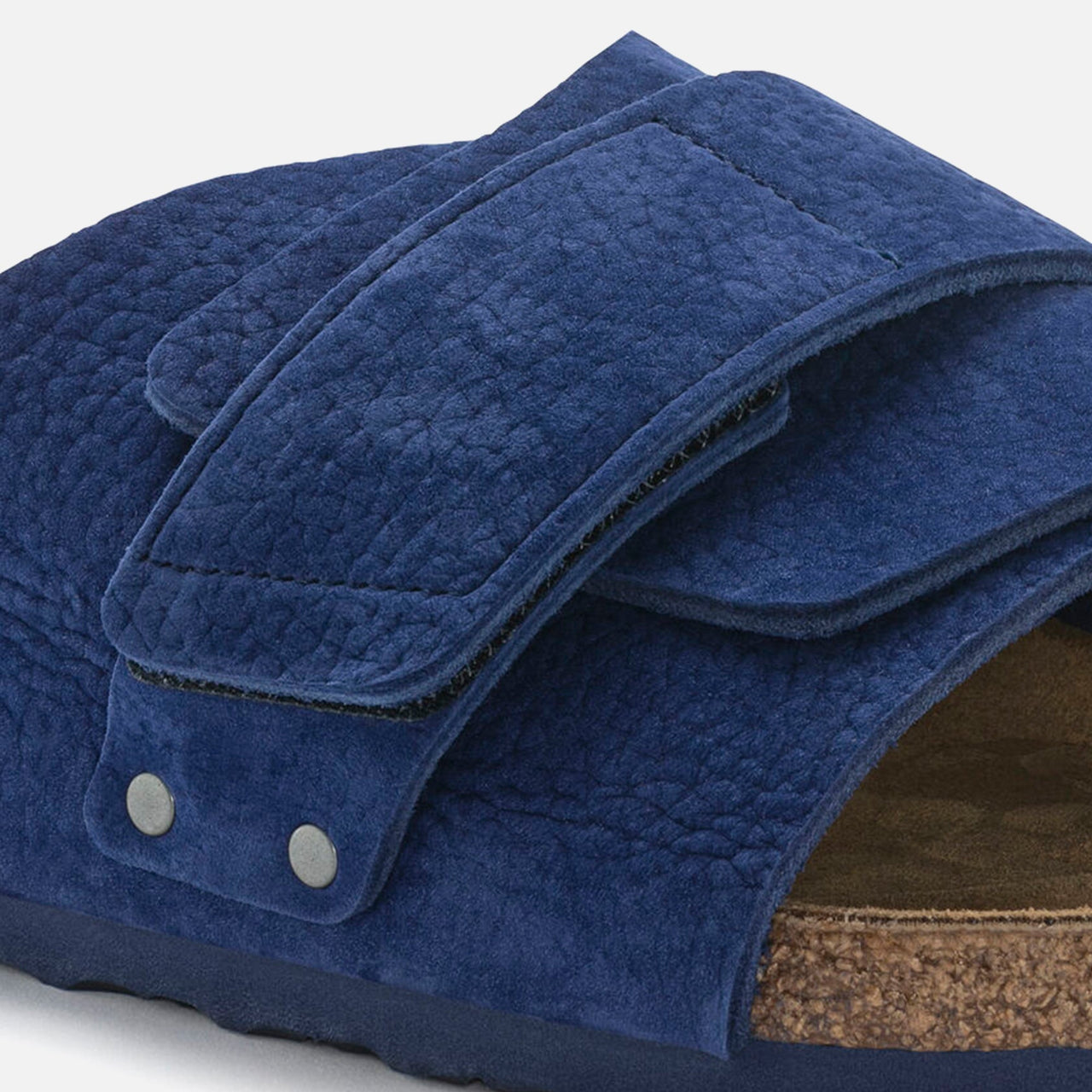 Comfortable and stylish Birkenstock Kyoto Suede Ultra Blue sandals for women