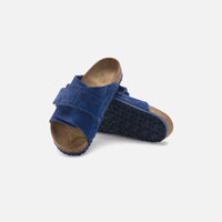 Thumbnail for Elegant and versatile Birkenstock Kyoto Suede Ultra Blue sandal for all-day comfort