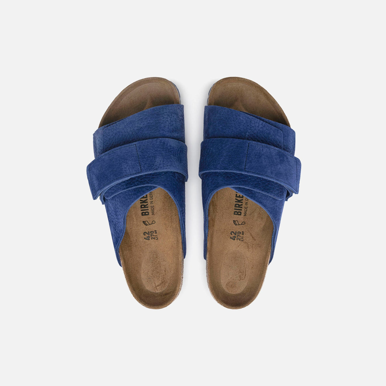 Stylish and comfortable Birkenstock Kyoto Suede Ultra Blue sandal for everyday wear