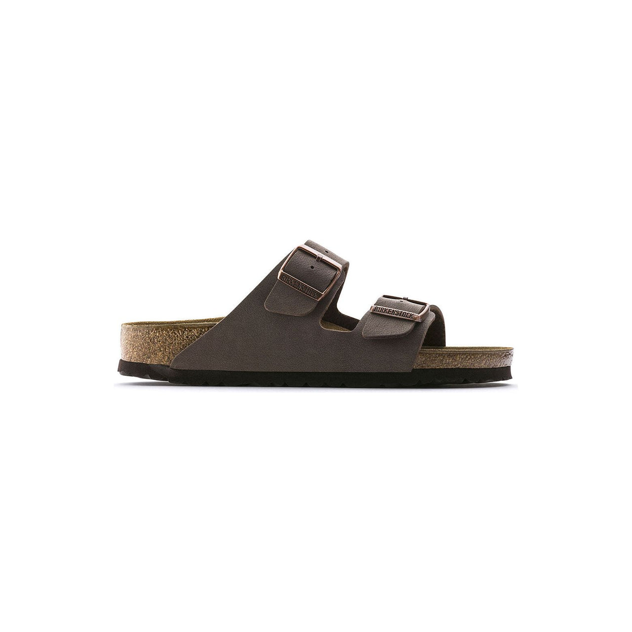 A pair of (0151181) Arizona Sandals in Mocha color, perfect for all-day comfort and style