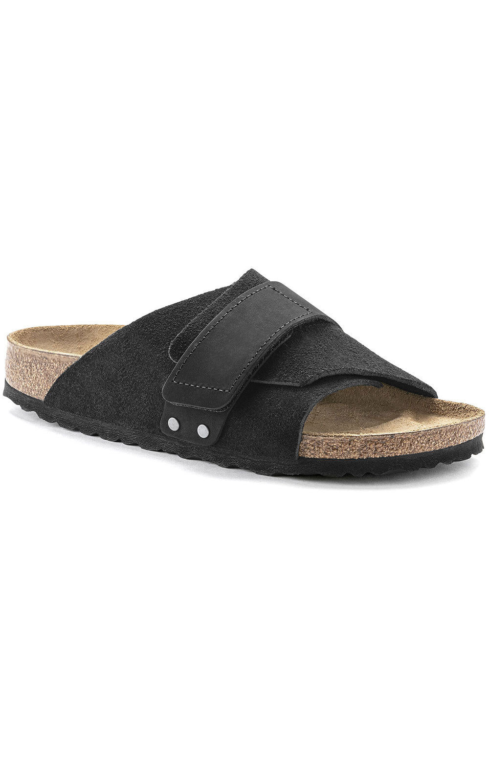 Kyoto Sandals Black made with genuine leather and adjustable ankle strap