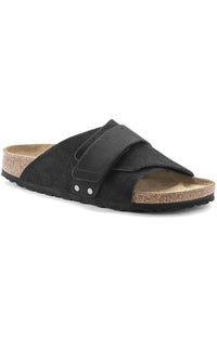 Thumbnail for Kyoto Sandals Black made with genuine leather and adjustable ankle strap