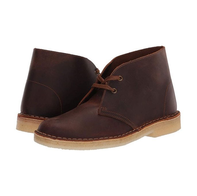 Stylish and comfortable beeswax leather desert boots for women