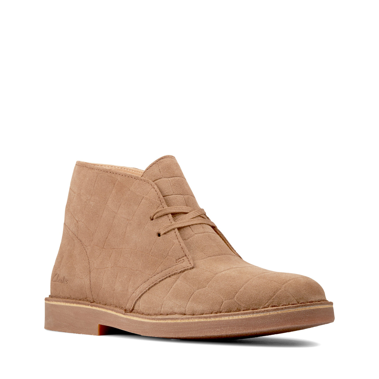  Clarks Womens Desert Boot 2 with classic round toe and lace-up closure