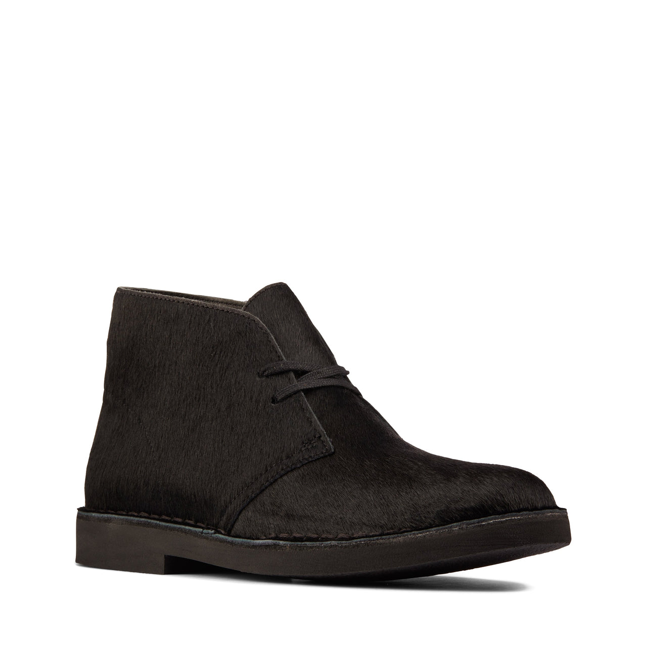 Stylish and comfortable Clarks Womens Desert Boot 2 in Black color for everyday wear