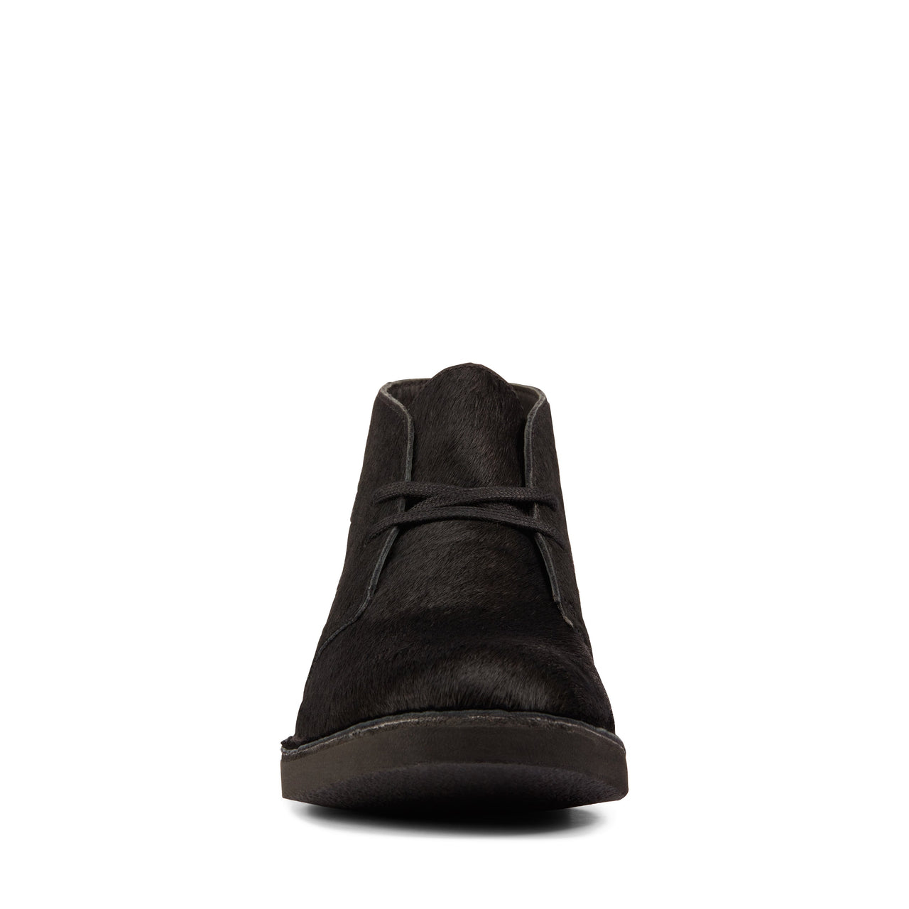 Black Clarks Womens Desert Boot 2 featuring cushioned footbed and durable crepe sole