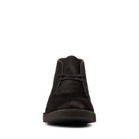 Thumbnail for Black Clarks Womens Desert Boot 2 featuring cushioned footbed and durable crepe sole