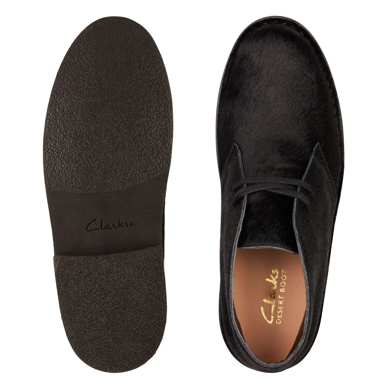 Classic Clarks Womens Desert Boot 2 in Black perfect for any season and occasion