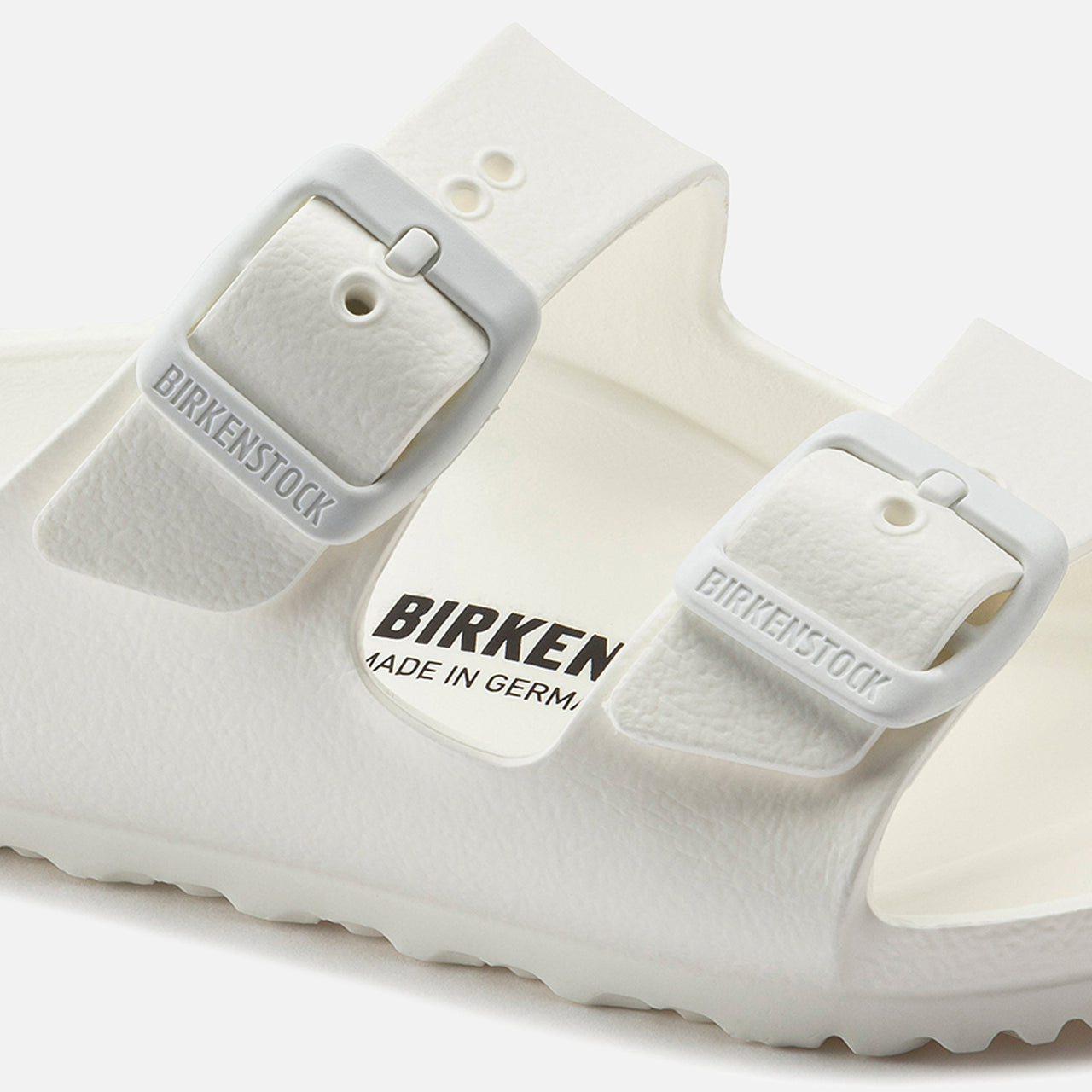 Birkenstock Kids Arizona Eva White Sandals featuring Classic Two-Strap Design and Stylish White Color
