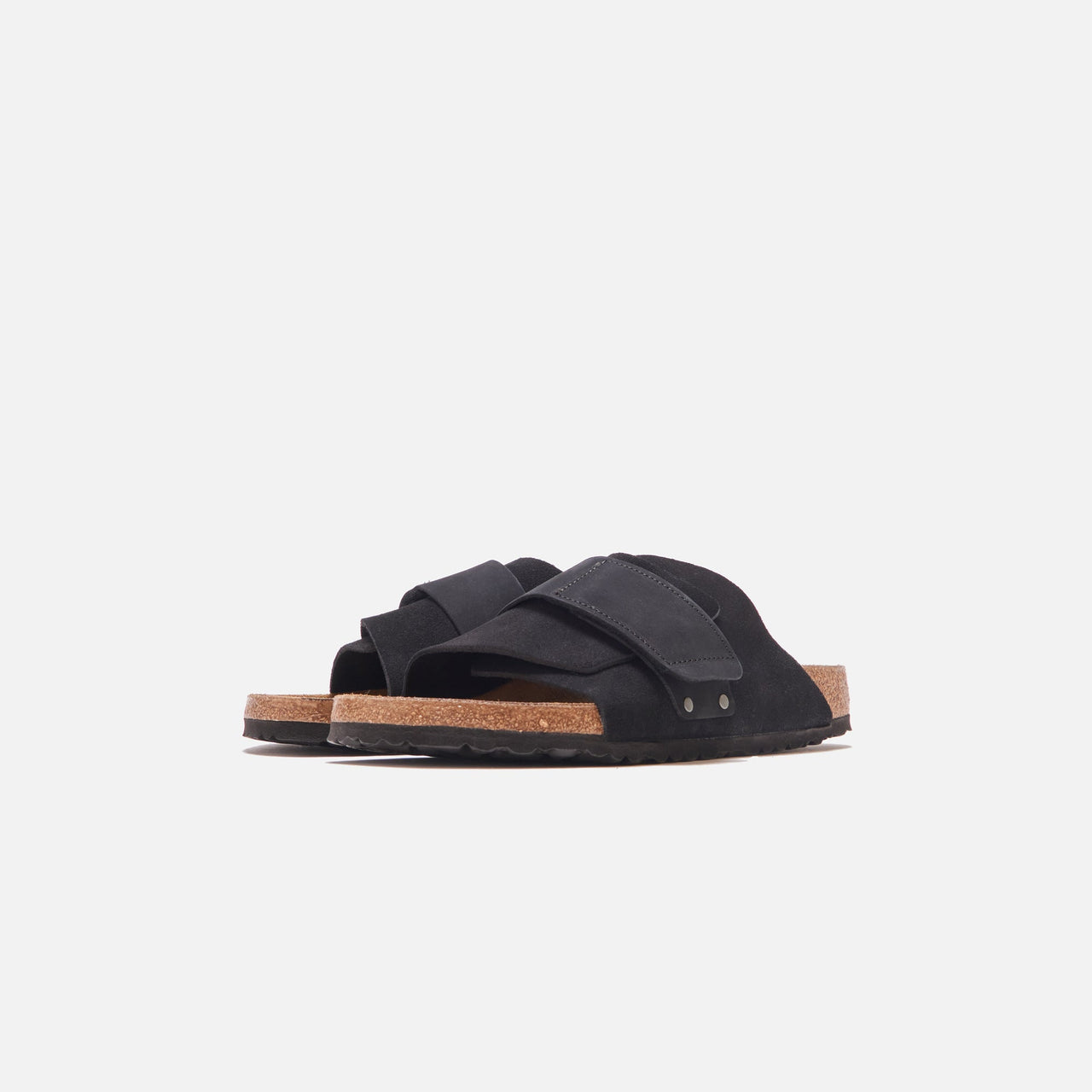 Stylish and comfortable Birkenstock Kyoto Suede Black sandal for women