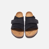 Thumbnail for Versatile Birkenstock Kyoto Suede Black sandal suitable for casual and dressy outfits
