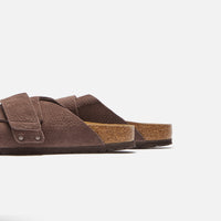 Thumbnail for Side view of Birkenstock Kyoto Nubuck Roast in rich roast brown color