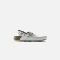 Thumbnail for Birkenstock Tokio Supergrip White clogs with slip-resistant outsole for work environments