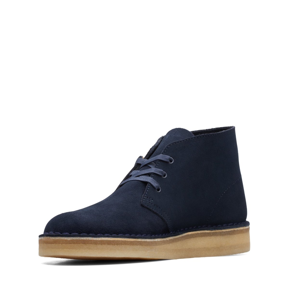 Clarks Originals Desert Coal Boots Men's Navy Blue Suede S Boots 26169997 Shoes by Clarks Originals – Don't Panic Shoes