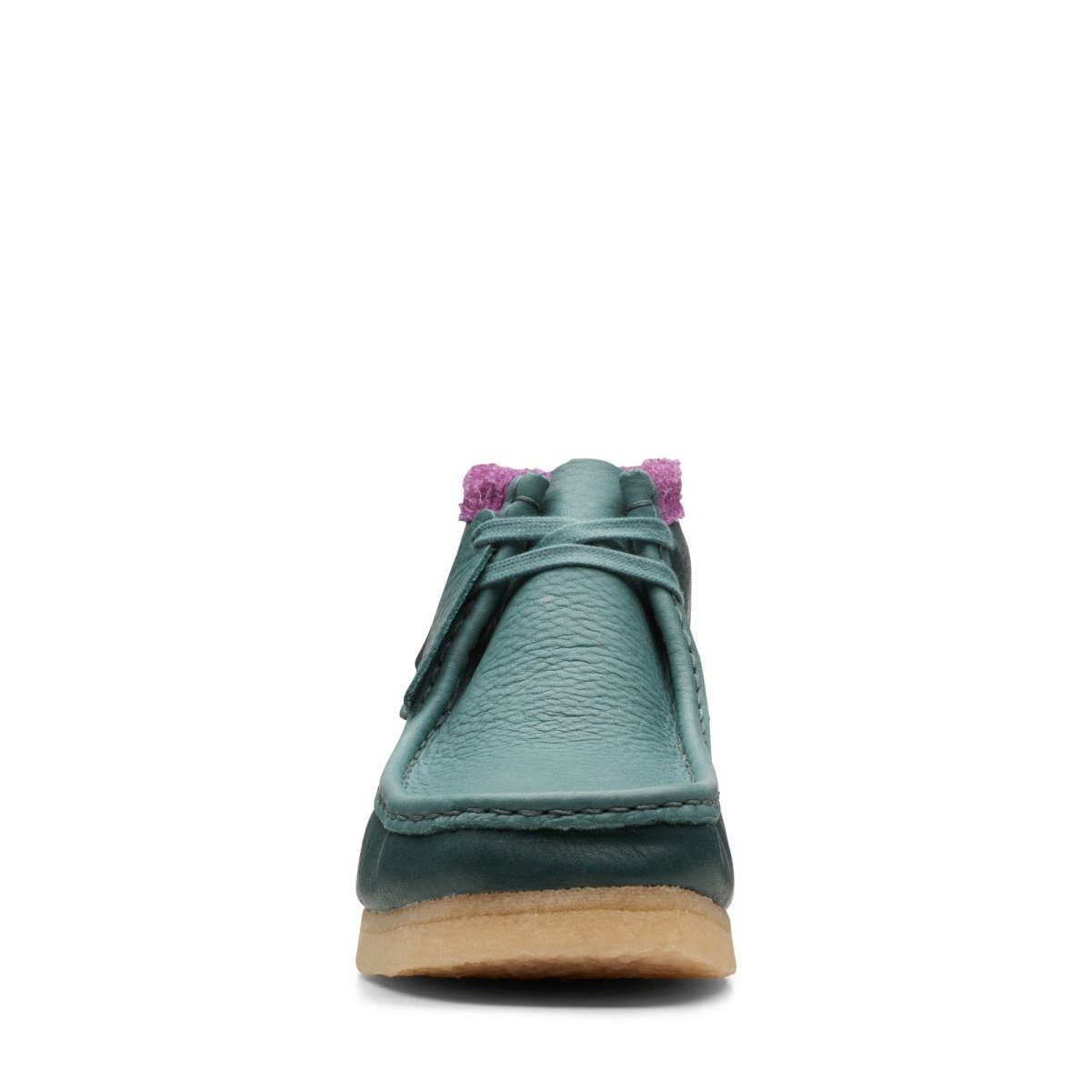 Clarks Originals Wallabee Boot Men's Green Purple Combi Leather 26168831 Shoes by Clarks Originals – Don't Panic Shoes