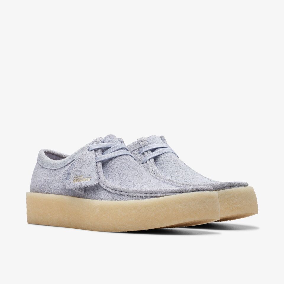 Clarks Originals Wallabee Cup Men's Cloud Gray Suede 26176550 Low Tops by Clarks Originals – Don't Panic Shoes