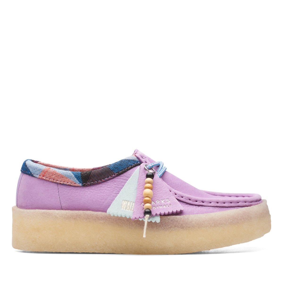 Clarks Originals Wallabee Cup Women's Light Purple Combi Nubuck Low Tops 26165819 Low Tops by Clarks Originals – Don't Panic Shoes