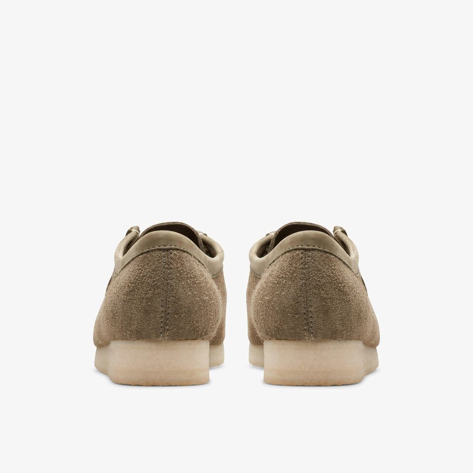 Clarks Originals Wallabee Low Top Men's Pale Khaki Suede 26175710 Low Tops by Clarks Originals – Don't Panic Shoes