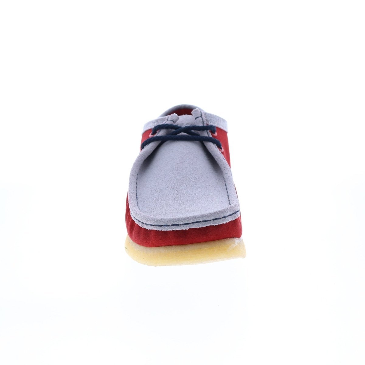 ClarkS Originals Wallabee Low Vcy Men’s Shoes – Red And Gray Suede – Style 26166291 Shoes by Clarks Originals – Don't Panic Shoes