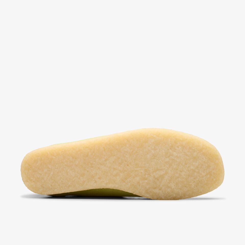 ClarkS Originals Wallabee Low Women’s Shoes – Pale Lime Suede – Style 26175670 – Fresh Seasonal Classic Low Tops by Clarks Originals – Don't Panic Shoes