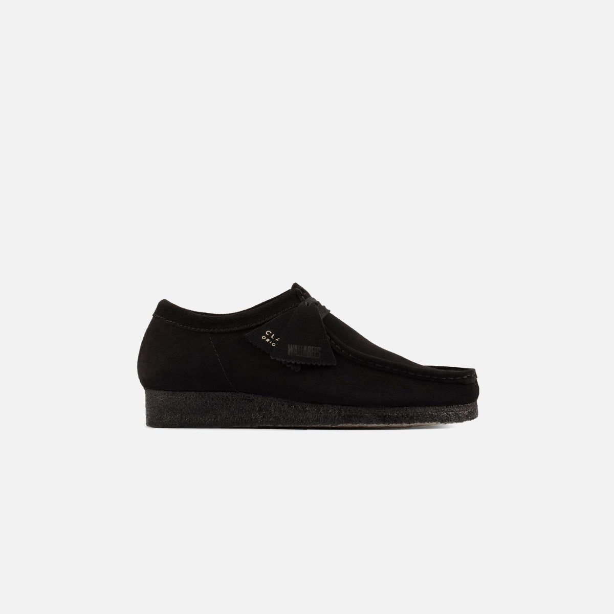 Clarks Originals Women's Wallabee Low Black Suede 26155522 Shoes by Clarks Originals – Don't Panic Shoes