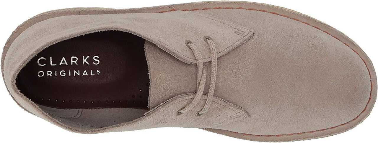  High-quality suede material of Clarks Women's Desert Boot Sand Suede