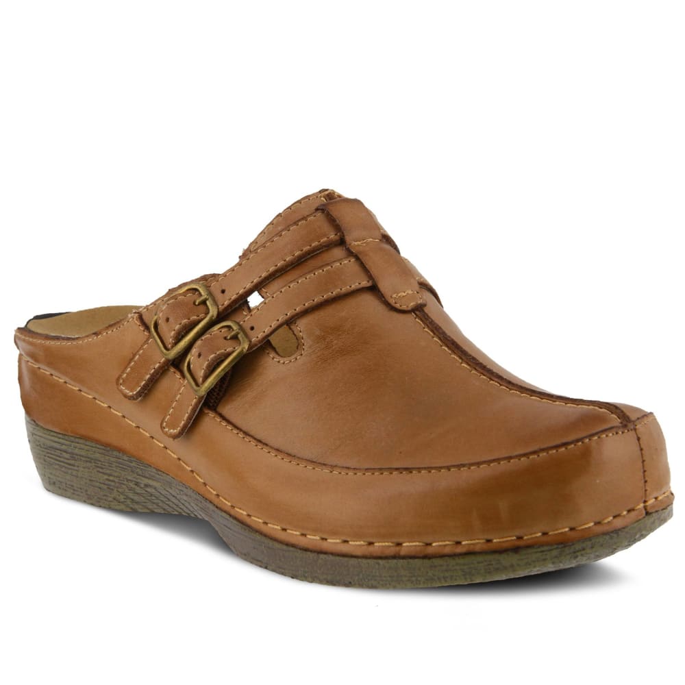 Spring Step Shoes Happy Women's Leather Slip On Clogs Shoes by Spring Step Shoes – Don't Panic Shoes