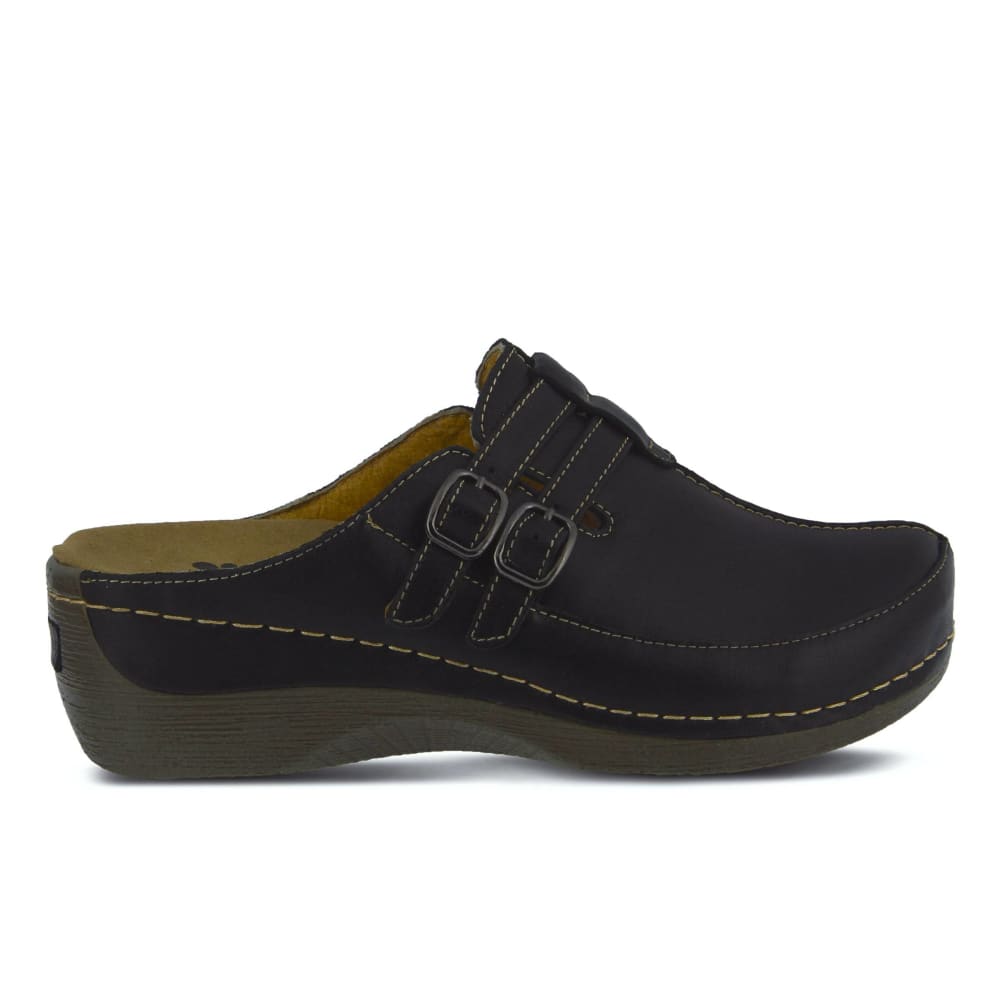 Spring Step Shoes Happy Women's Leather Slip On Clogs Shoes by Spring Step Shoes – Don't Panic Shoes