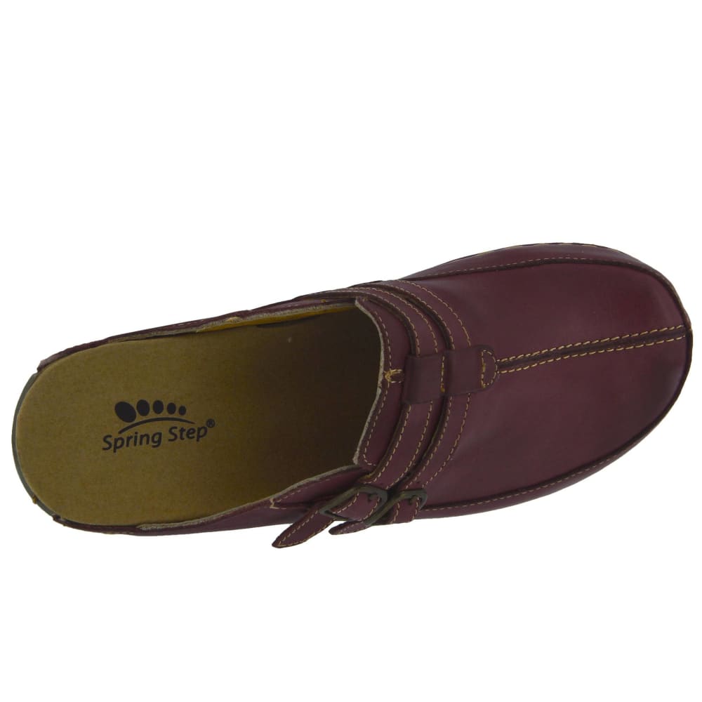 Spring Step Shoes Happy Women's Leather Slip On Clogs Shoes by Spring Step Shoes – Don't Panic Shoes