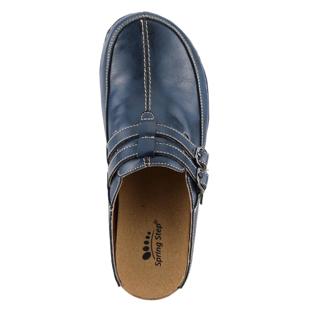 Spring Step Shoes Happy Women's Leather Slip On Clogs Shoes by Spring Step Shoes – Don't Panic Shoes