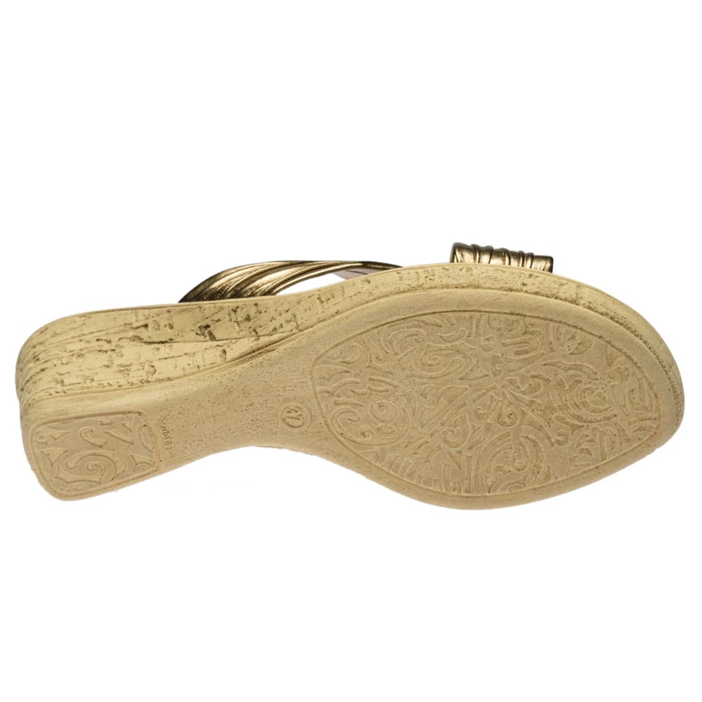 Spring Step Shoes Patrizia Women's Cork Wedge Slide Sandal Shoes by Spring Step Shoes – Don't Panic Shoes