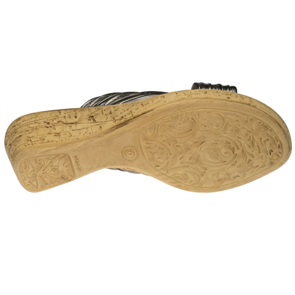 Spring Step Shoes Patrizia Women's Cork Wedge Slide Sandal Shoes by Spring Step Shoes – Don't Panic Shoes