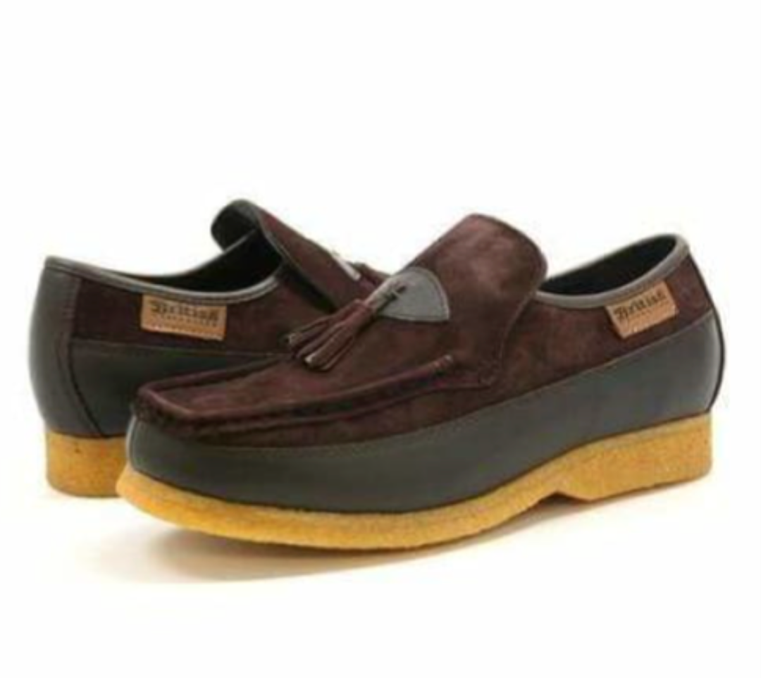 Men’s British Walkers King Classic Brown Suede Shoes